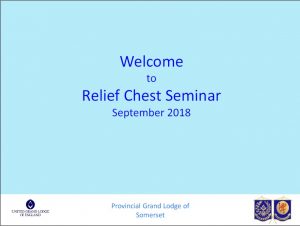 Relief Chest Seminar Sept 18 Front Page